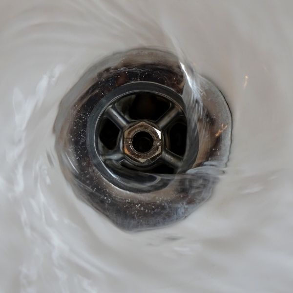slow draining drain